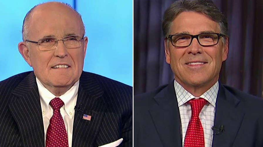 Giuliani, Perry debate the Republican delegate game