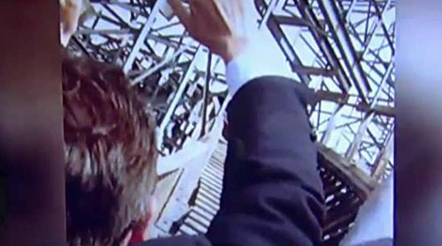 Ted Cruz rides a roller coaster