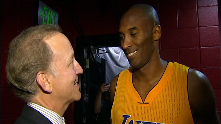 No second thoughts? Kobe comfortable with decision to retire