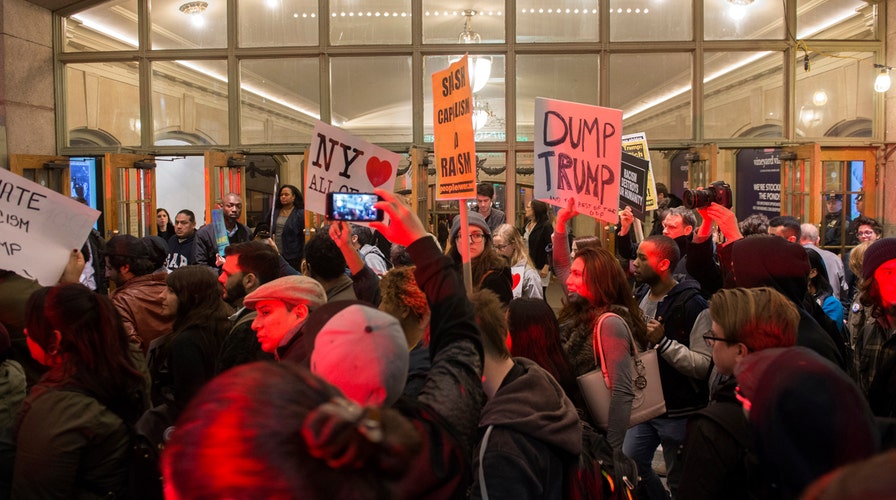 Protesters storm NYC hotel ahead of GOP election event