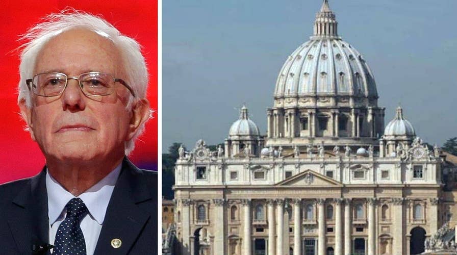 Bernie Sanders attends Vatican conference on social issues