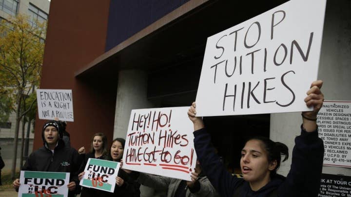 Student protesters demand debt forgiveness, free tuition