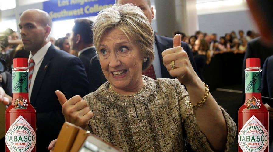 Halftime Report: Hot sauce Hillary