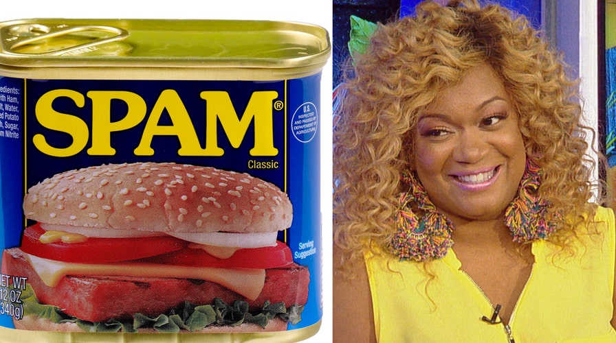 Sunny Anderson salutes the troops with Spam