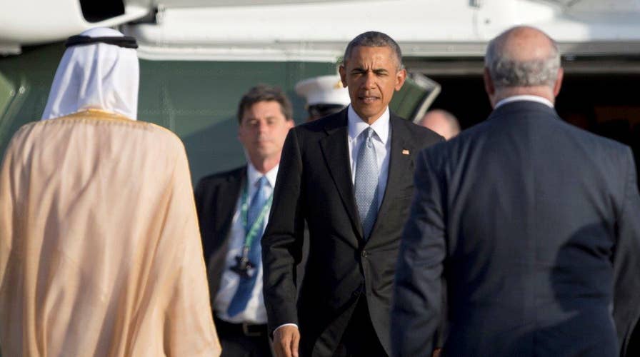 Saudi Arabia welcomes Obama with lower level delegation