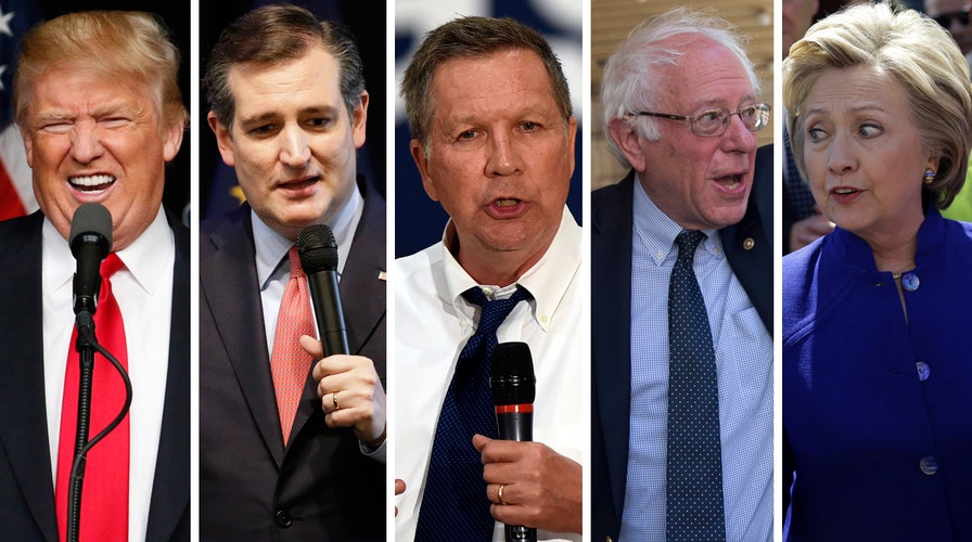 Candidates target one another ahead of east coast showdown