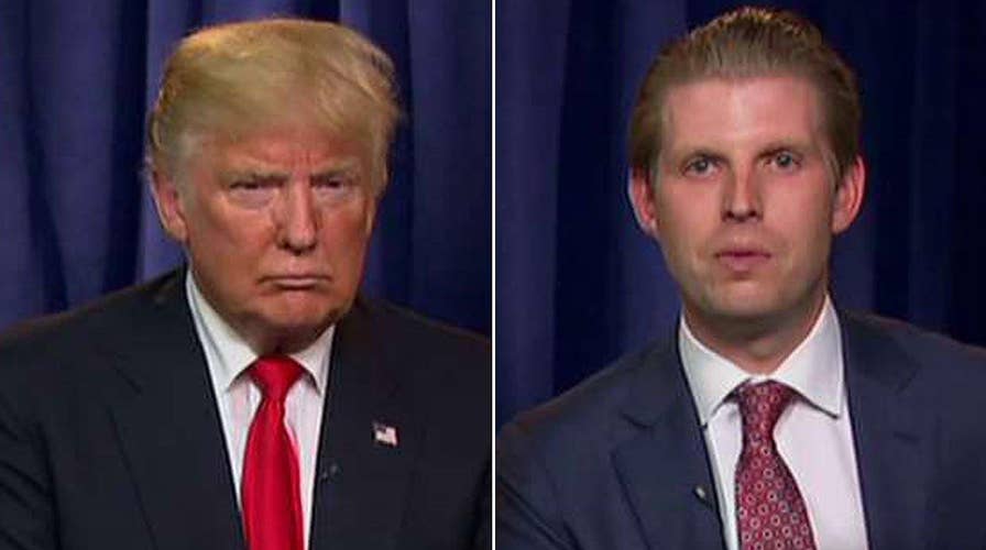Donald and Eric Trump on illegal immigration and GOP unity