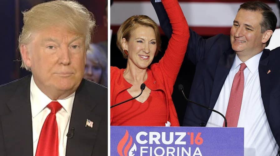 Trump: Cruz picking Fiorina as running mate 'waste of time'