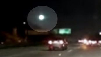 Fireball shoots across California night sky