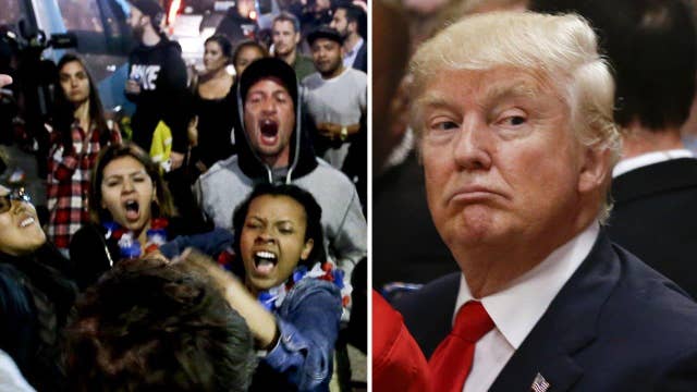 Trump Camp Protesters Won T Silence Donald Trump On Air Videos Fox