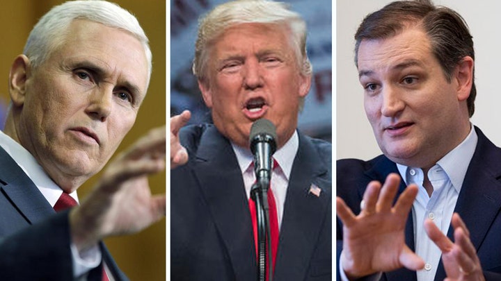 Gov. Pence praises Trump in endorsement of Cruz