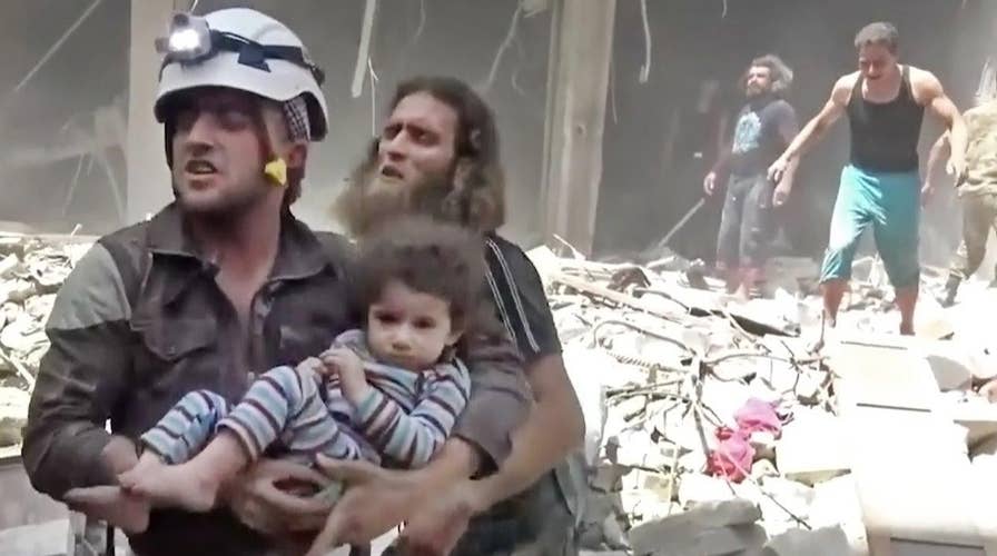 Officials: Airstrikes kill more than 60 in Northern Syria