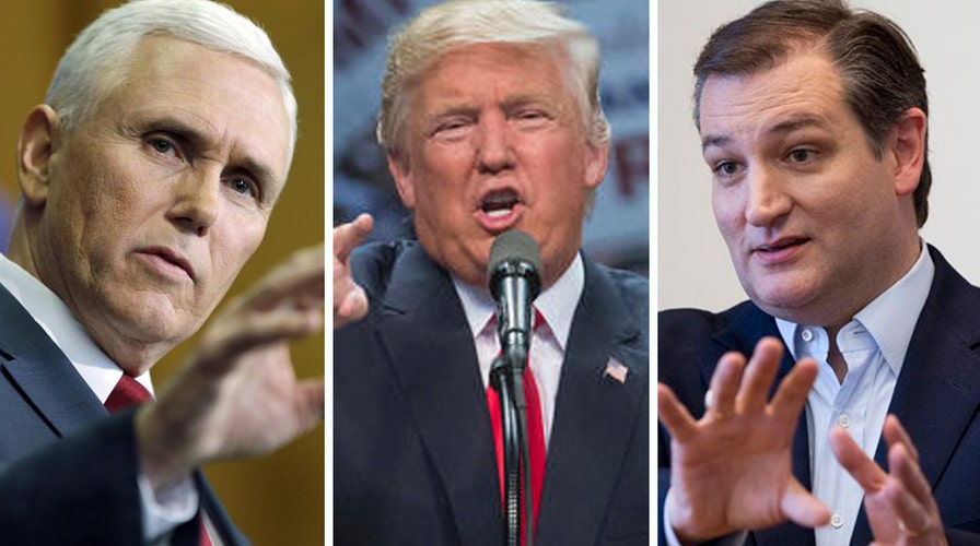 Gov. Pence praises Trump in endorsement of Cruz