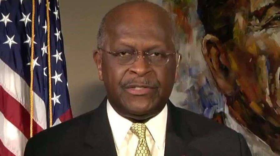 Herman Cain: Anti-Trump groups organizing 'violent riots'