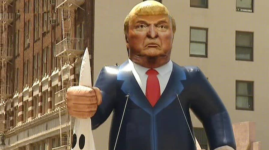 New low for left at anti-Trump protests