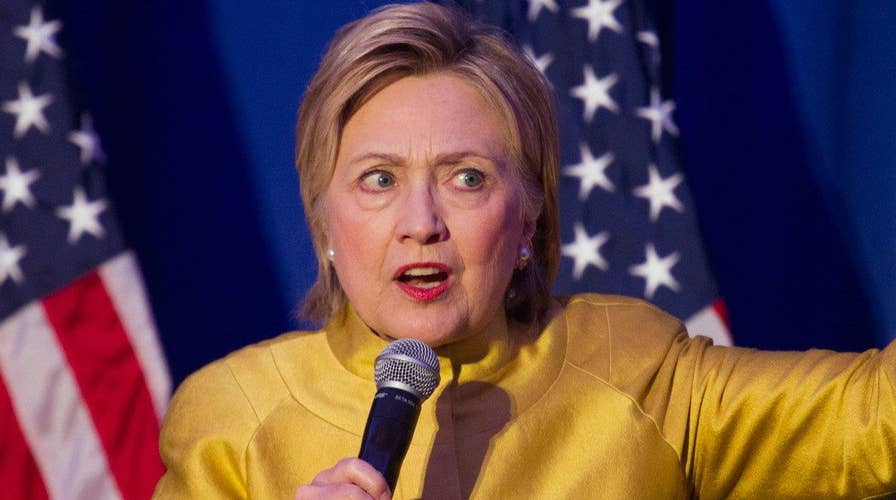 Clinton tries to go on offense against Trump after Indiana