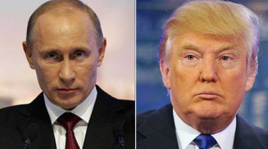 How would Trump handle Putin, protesters?