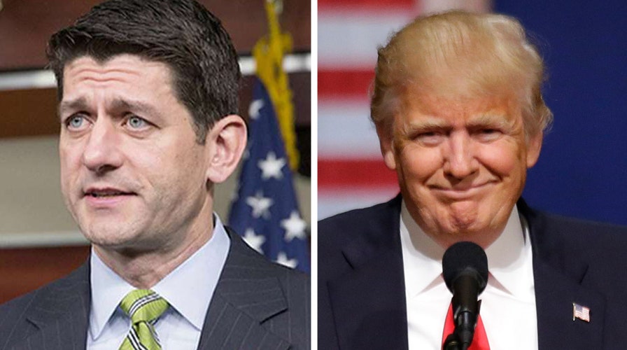 Paul Ryan 'not ready' to support Donald Trump