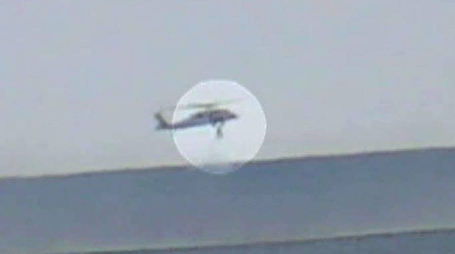 Marine Corps Harrier jet crashes off NC coast