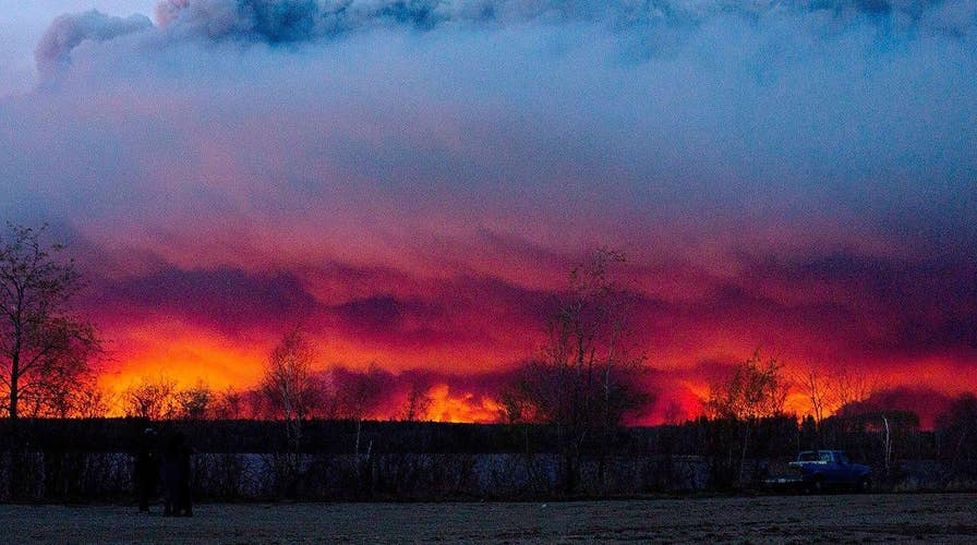 Massive wildfire devastates Northern Canada