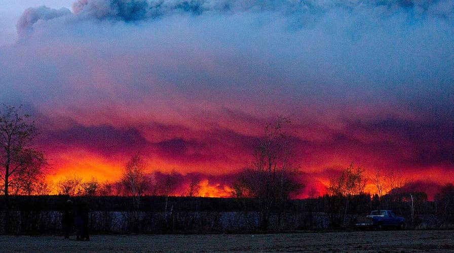 Massive wildfire devastates Northern Canada
