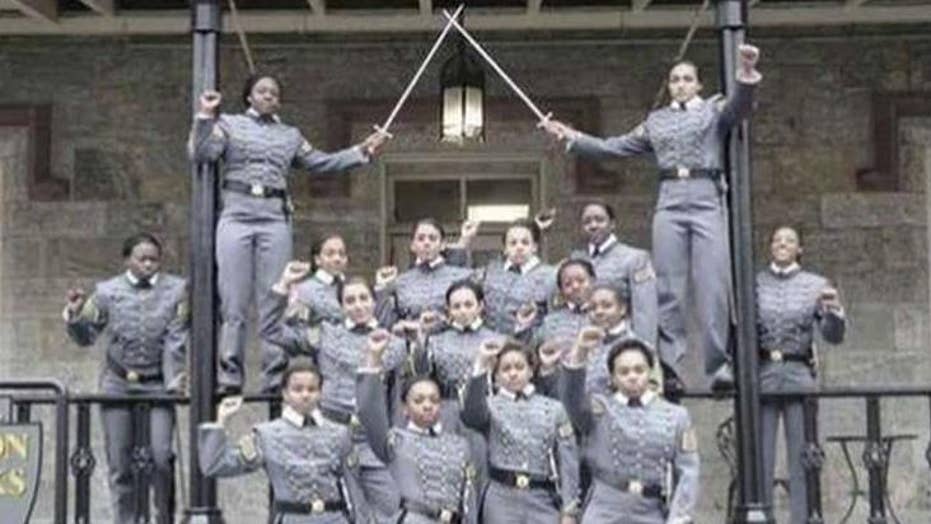 West Point probes black cadets over fist-raised picture