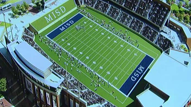 Controversy over Texas town's plan for HS football stadium 