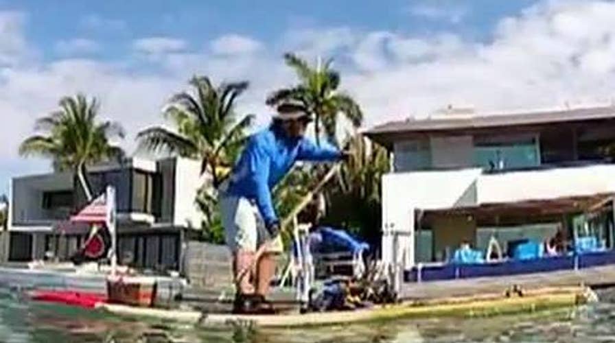 Paddleboarding for veteran suicide, PTSD awareness