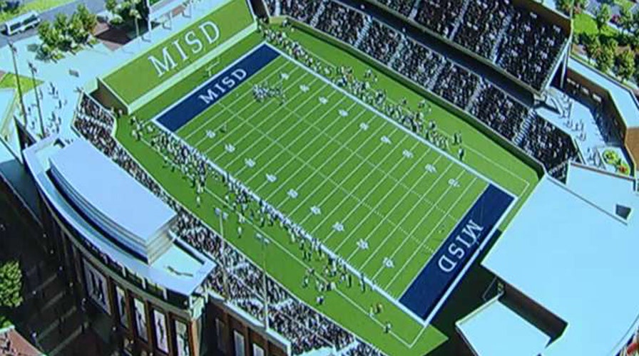 Controversy over Texas town's plan for HS football stadium 