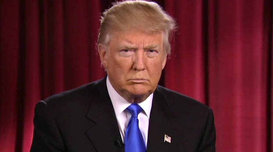 Donald Trump reacts to new polling