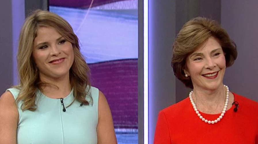Laura Bush, Jenna Bush Hager talk 'Our Great Big Backyard'