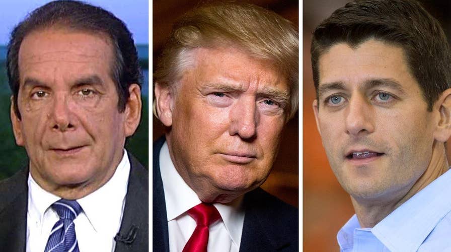 Krauthammer: Trump/Ryan meeting 'a sham marriage'