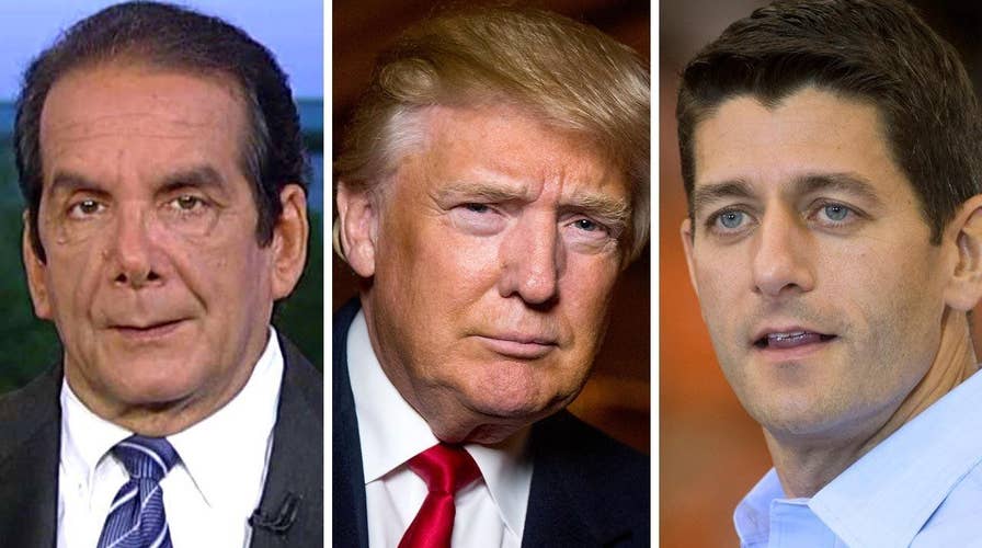 Krauthammer: Trump/Ryan meeting 'a sham marriage'