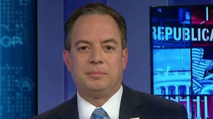 Reince Priebus reacts to questions about Trump's character