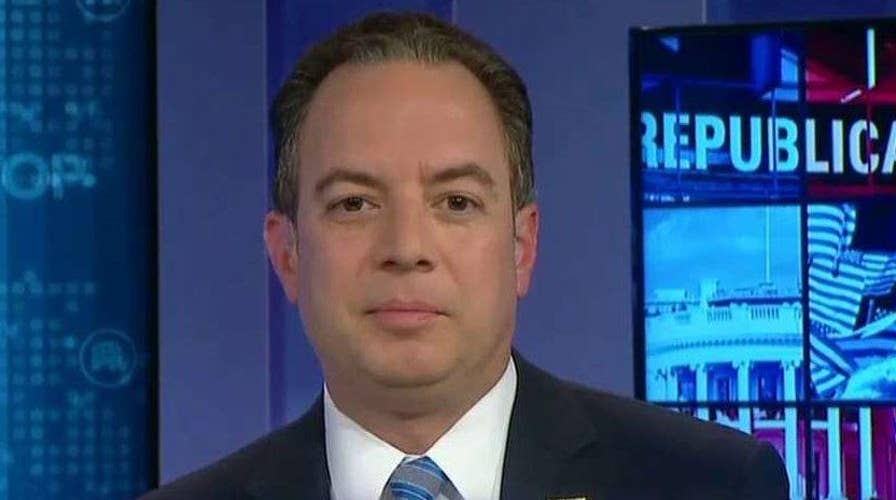 Reince Priebus reacts to questions about Trump's character