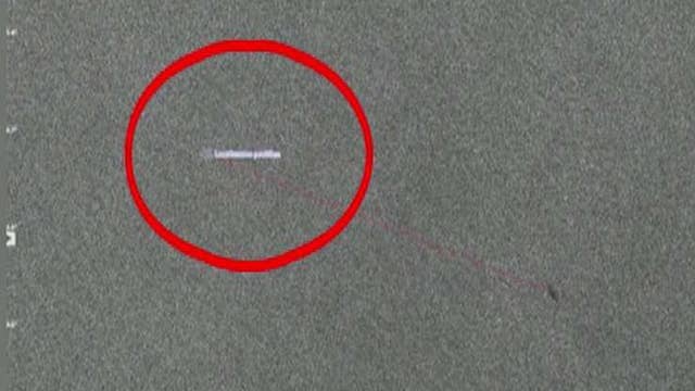 Possible oil slick spotted from EgyptAir Flight 804