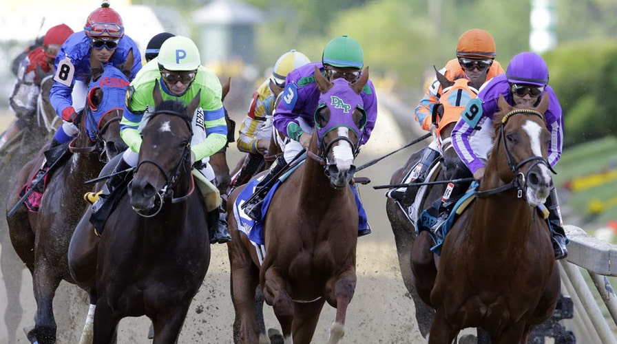 Two horses die in early Preakness races