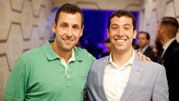Adam Sandler meets his doppelganger on the red carpet