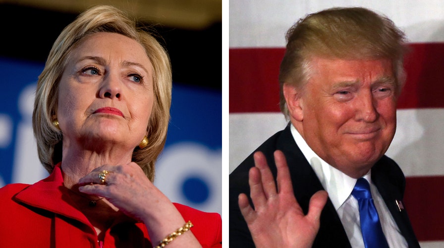 Trump tops Clinton in national polling for first time