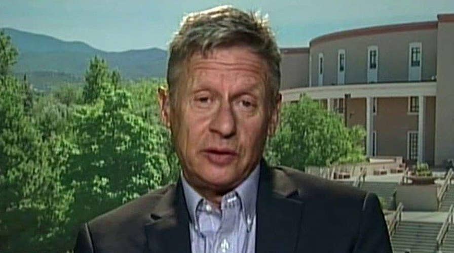 Libertarian Gary Johnson makes his case for the White House