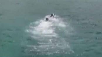 Video captures passengers swimming for their lives after small plane crash off Oahu