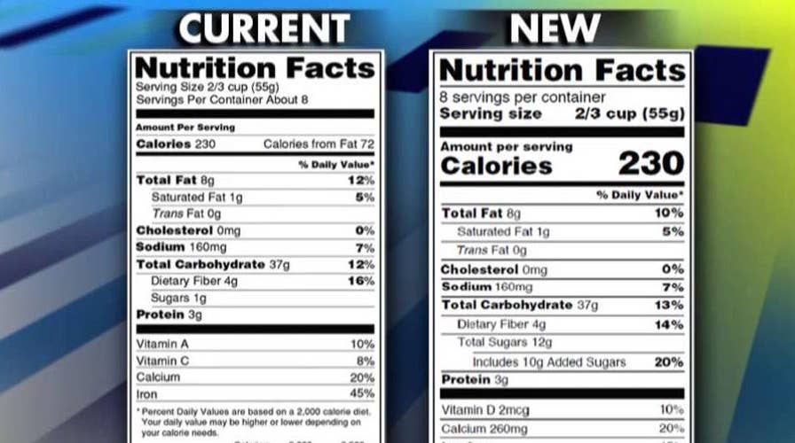 Scientists: New nutrition facts labels not based on science