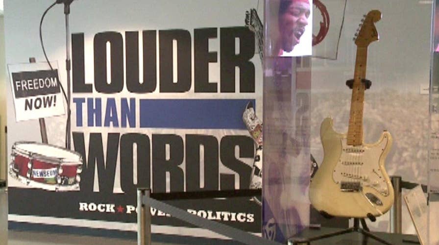 Rock and Roll Hall of Fame and Museum opens politics exhibit