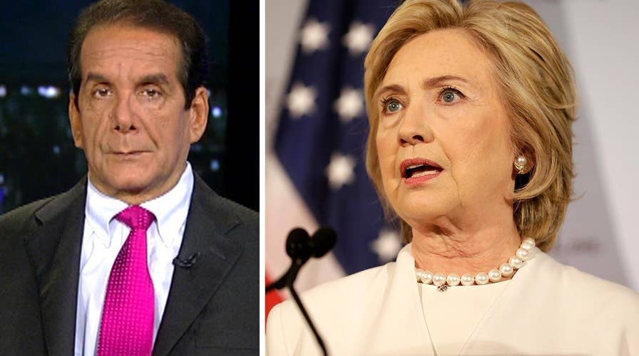 Krauthammer: Hillary Clinton still searching for a message