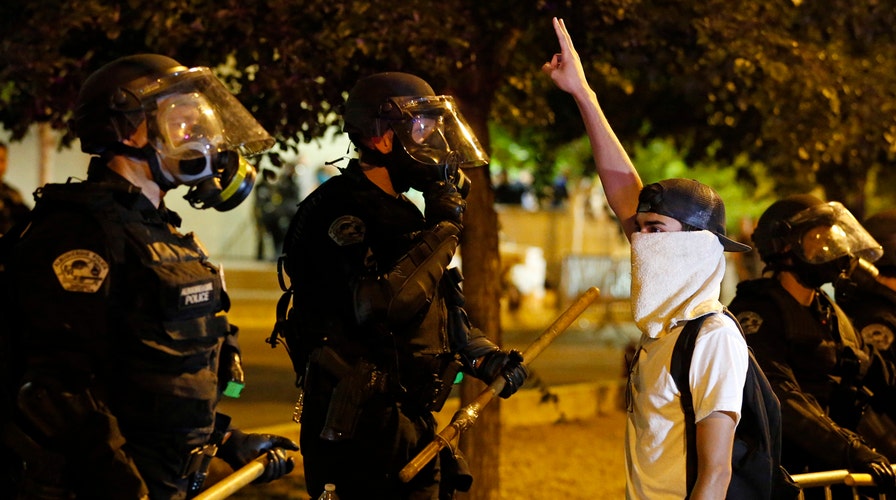 Protests at Albuquerque Trump rally turn violent