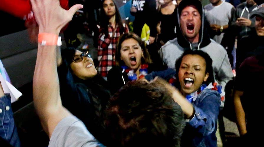 Are Trump protesters out to deflect attention from Dems?