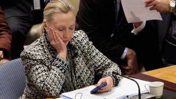 Hillary's email line crumbles