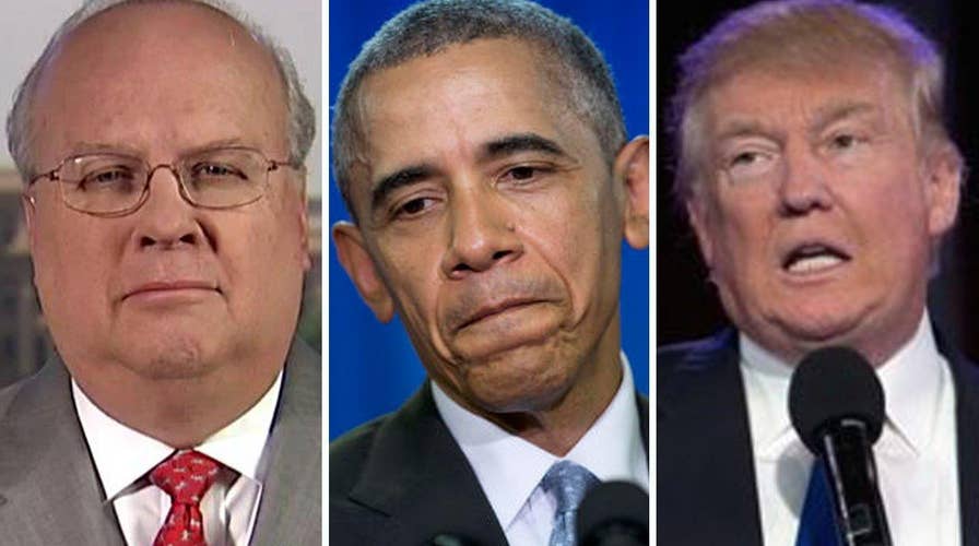Karl Rove calls Obama's attacks against Trump 'unseemly'