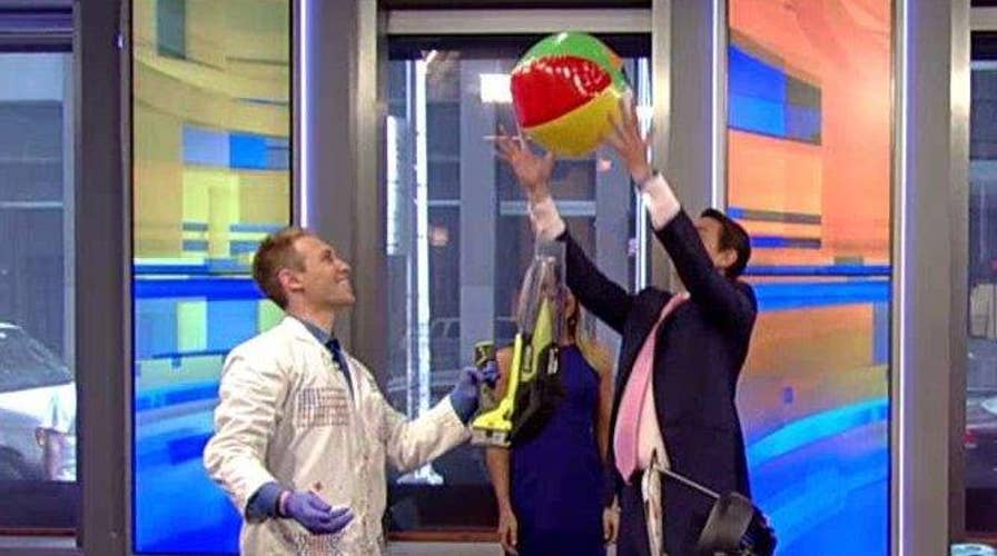 Dancing Scientist makes science magic using air