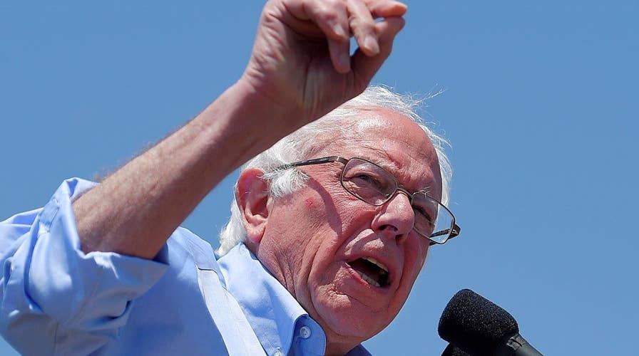 Sanders trying to make a statement by remaining in the race?